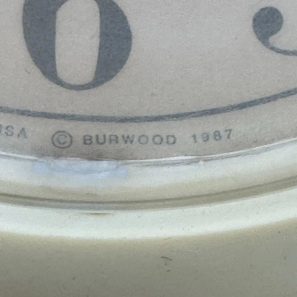 Vtg Burwood Mother Goose Wall Clock